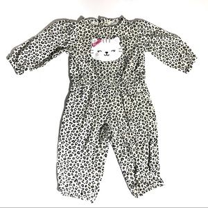Leopard Print Romper Child Of Mine 3-6 Months
